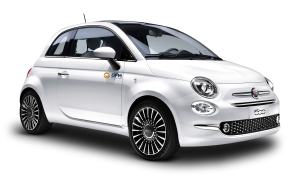 El Fiat 500, un clásico entre los clientes de DFM Rent a Car para escapadas de verano. 