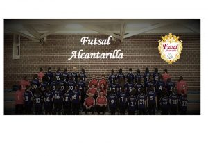 El equipo al completo del Futsal Alcantarilla, que patrocinamos desde DFM Rent a Car