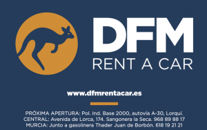 Sedes de DFM Rent a Car en la Región de Murcia.