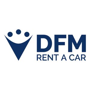 Logo anterior de DFM Rent a Car. 