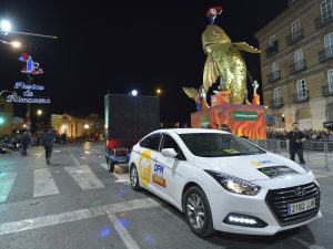 La sardina, a punto de ser quemada . Imagen: Joaquín Zamora. 