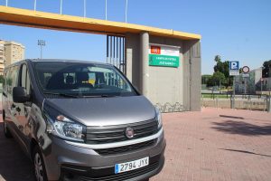 Una Fiat Ducato de DFM Rent a Car, un gran turismo de alquiler de esta empresa murciana.