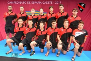 Integrantes del equipo cadete del Club Waterpolo Murcia, que patrocinamos desde DFM Rent a Car