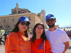 Los trabajadores de DFM Rent a Car realizamos a pie el tramo entre Cehegín y Caravaca de la Cruz. 