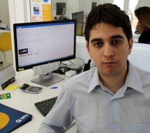 José Jiménez, trabajador de DFM Rent a Car adscrito a Astrade
